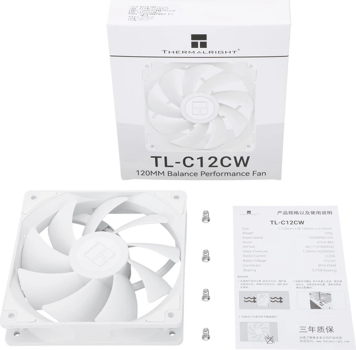 Thermalright TL-C12CW, 120mm
