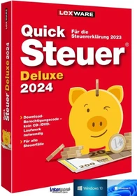 Lexware QuickSteuer Deluxe 2024, ESD (deutsch) (PC) (06815-2015)