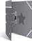 Herma Ordner 2-Ring mit Motiv, 70mm, A4, Stars Grau mit Bordüre, 10er-Pack Vorschaubild