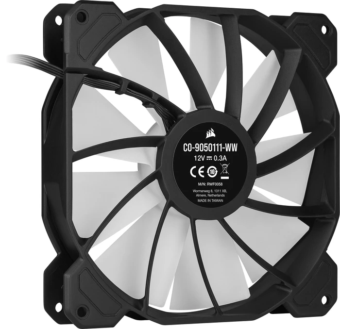 Corsair SP Series iCUE SP140 RGB Elite Dual Fan Kit, schwarz, LED-Steuerung, 140mm, 2er-Pack