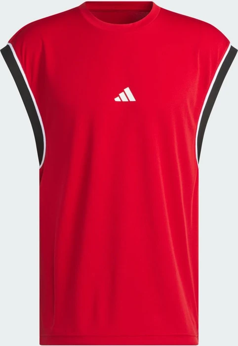 adidas Basketball All-World Sleeveless Funktionsshirt ärmellos team power red 2/black (Herren)