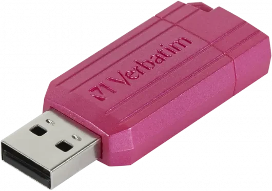 Verbatim Store 'n' Go PinStripe 32GB Hot Pink, USB-A, USB 2.0