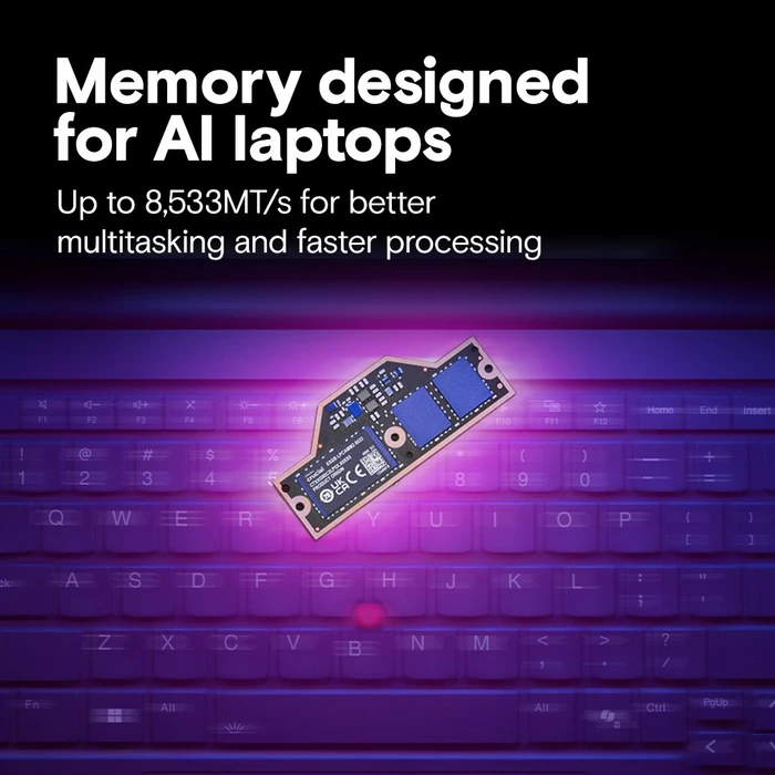Crucial LPCAMM2 32GB, LPDDR5X-8533