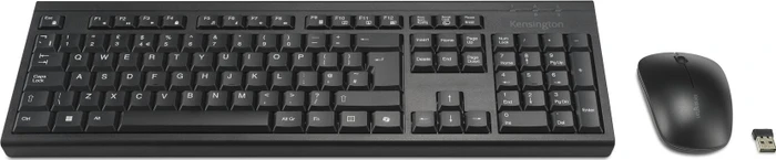 Kensington KM270 EQ Rechargeable Desktop Set, Wireless Tastatur und Maus, USB, UK
