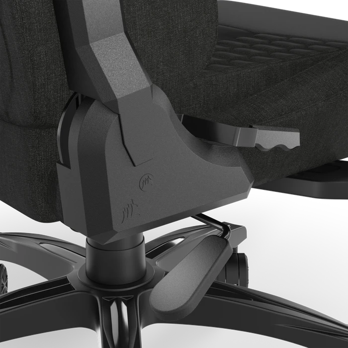Corsair TC100 Relaxed Soft Fabric Gamingstuhl, schwarz