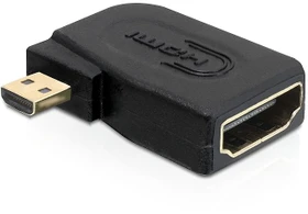 DeLOCK HDMI Typ D Micro/Typ A Adapter, 90° seitlich gewinkelt (65352)
