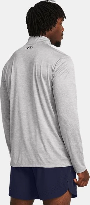 Under Armour Tech Vent Half Zip Funktionsshirt langarm distant gray/black (Herren)