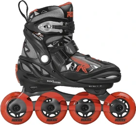 Roces Moody Boy TIF Inline-Skate black/sport red (Junior)