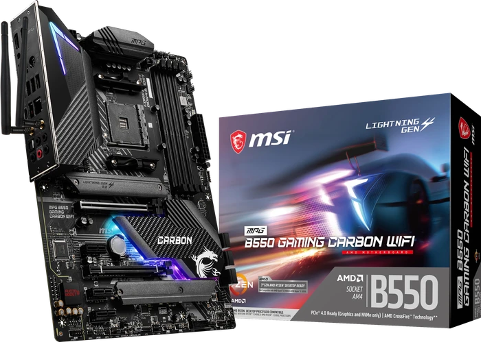 MSI MPG B550 Gaming Carbon WIFI (AMD AM4)