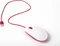 Raspberry Pi The Raspberry Pi Mouse, rot/weiß, USB Vorschaubild