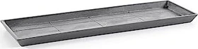 Ecopots Bruges Blumentopfuntersetzer rechteckig 43.5x15.5cm grey