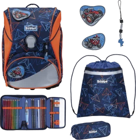 Scout Alpha DIN Offroad Schultaschen-Set, 4-tlg.