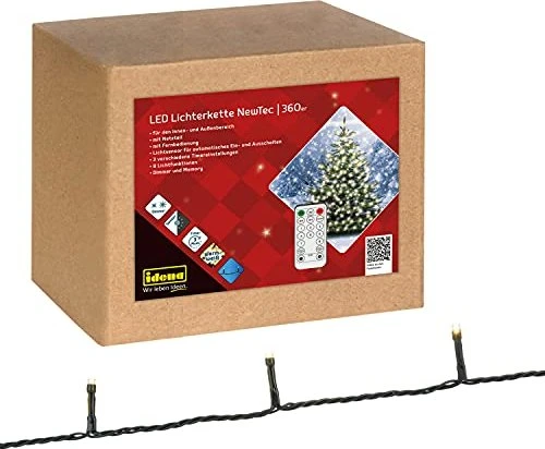 Idena LED Lichterkette warmweiß