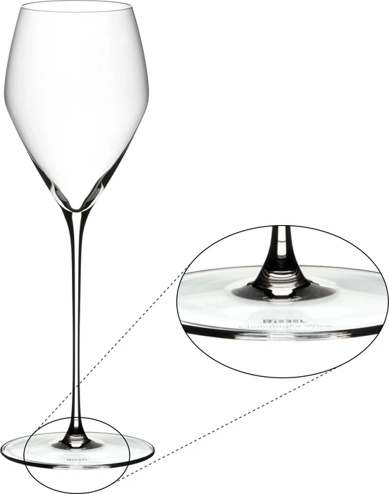 Riedel Veloce Champagner Weinglas, 2 Stück