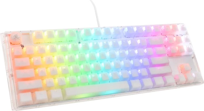 Ducky One 3, Aura White, TKL, LEDs RGB, MX RGB BLUE, USB, US