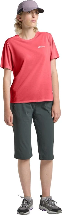Jack Wolfskin Vonnan S|s Funktionsshirt kurzarm sunset coral (Damen)
