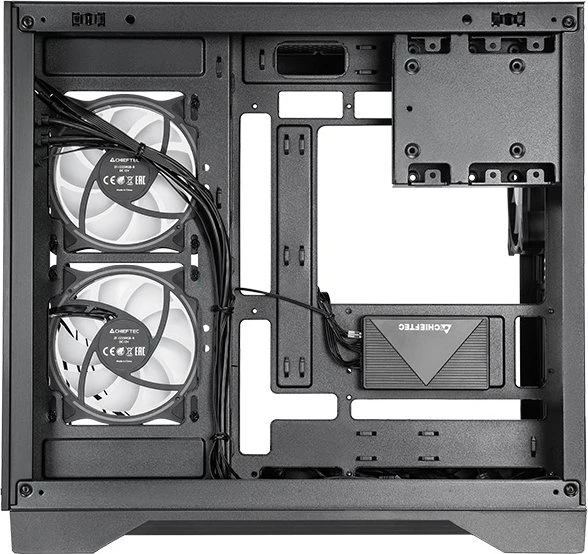 Chieftec Visio, schwarz, Glasfenster