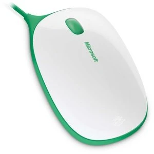 Microsoft Express Mouse grün/weiß, USB