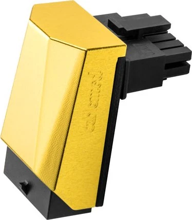 CableMod 12VHPWR Winkeladapter 90 Grad, Variante A, Sense-Pins an der Unterseite, gold