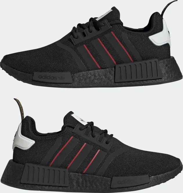adidas NMD_R1 core black/cloud white/team power red (Herren)