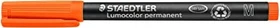 Staedtler Lumocolor 317 permanent orange, 10er-Pack