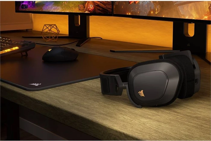 Corsair HS80 Max Wireless stahlgrau