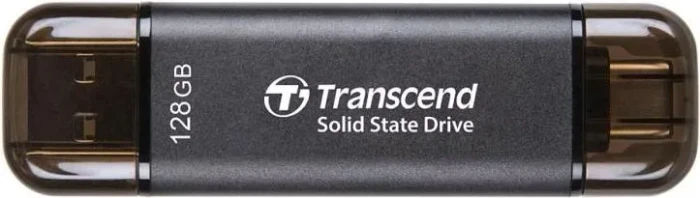 Transcend ESD310C 128GB Black, USB-A + USB-C, USB 3.2 Gen 2×1