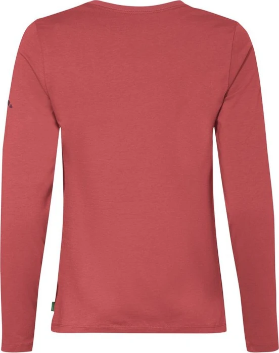 Vaude Logo Shirt langarm brick (Damen)