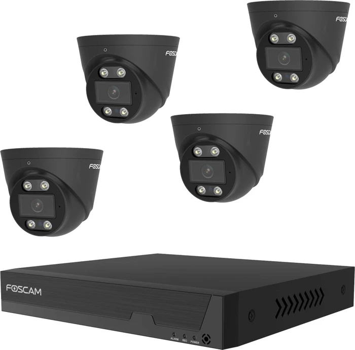 Foscam FN9108E-T4-2T 8-Kanal PoE, schwarz, Set