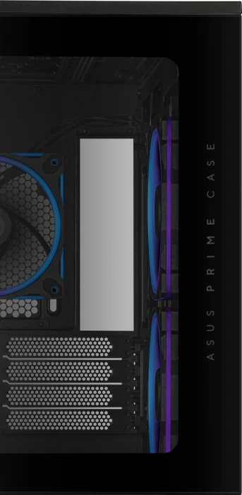 ASUS Prime AP202 ARGB, schwarz, Glasfenster