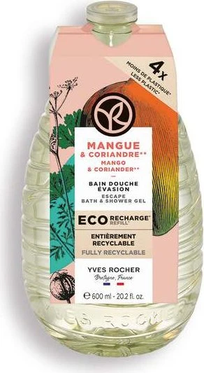 Yves Rocher Mango & Koriander Duschgel Refill, 600ml