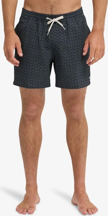 Quiksilver Stretch Printed Volley 16" Badeshorts black/mini mayhem (Herren)