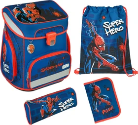 scooli Easy Fit Spider-Man Schultaschen-Set, 5-tlg.