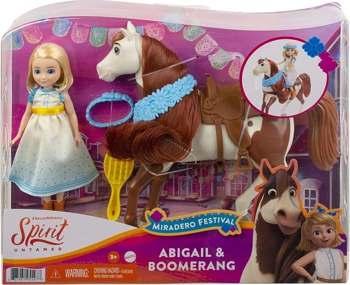 Mattel Spirit Untamed - Miradero Festival Abigail & Boomerang