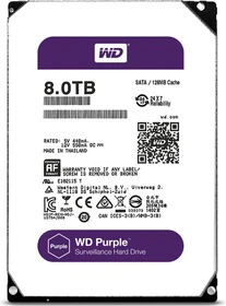Western Digital WD Purple 8TB, 24/7, 512e / 3.5" / SATA 6Gb/s