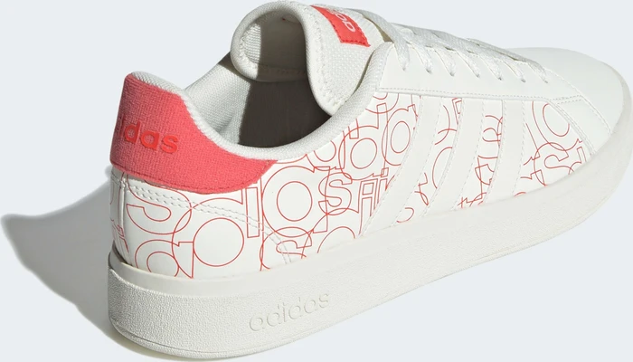 adidas Grand Court Base 2.0 off white/preloved scarlet (Herren)