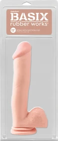 Pipedream Basix 12" Suction Cup flesh