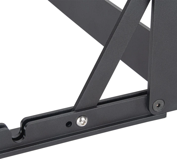 SilverStone 19" Open Frame Rack, RK06U-OF 6HE, Universalgestell, schwarz, 330mm tief