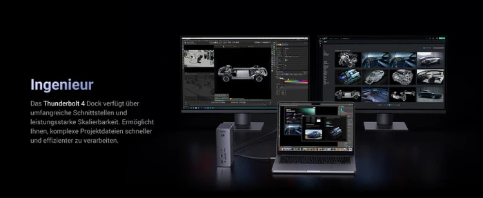 Ugreen Revodok Max 213 (EU), Thunderbolt 4 [Buchse]