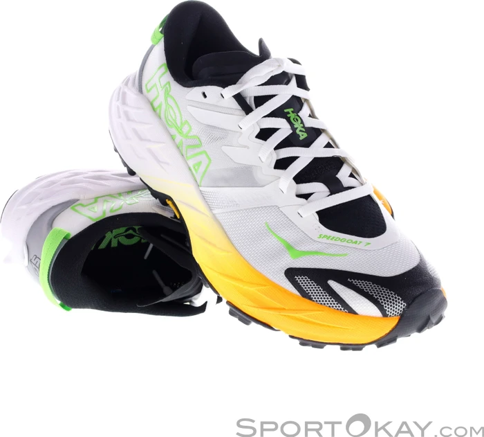 Hoka Speedgoat 7 frost/neon tangerine (Herren)