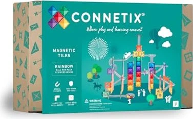Connetix 92 Rainbow Ball Run Pack