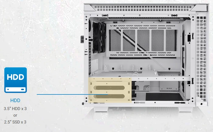 Thermaltake Divider 200 TG Air Snow Edition, weiß, Glasfenster