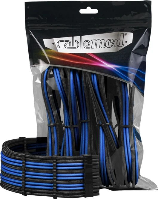 CableMod Pro ModMesh 12VHPWR Cable Extension Kit, schwarz/blau
