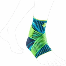 Bauerfeind Sports Ankle Support rechts Größe XXL türkis/blau, 1 Stück