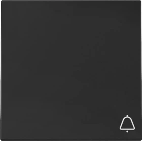 Gira Wippe mit Symbol Klingel, schwarz matt