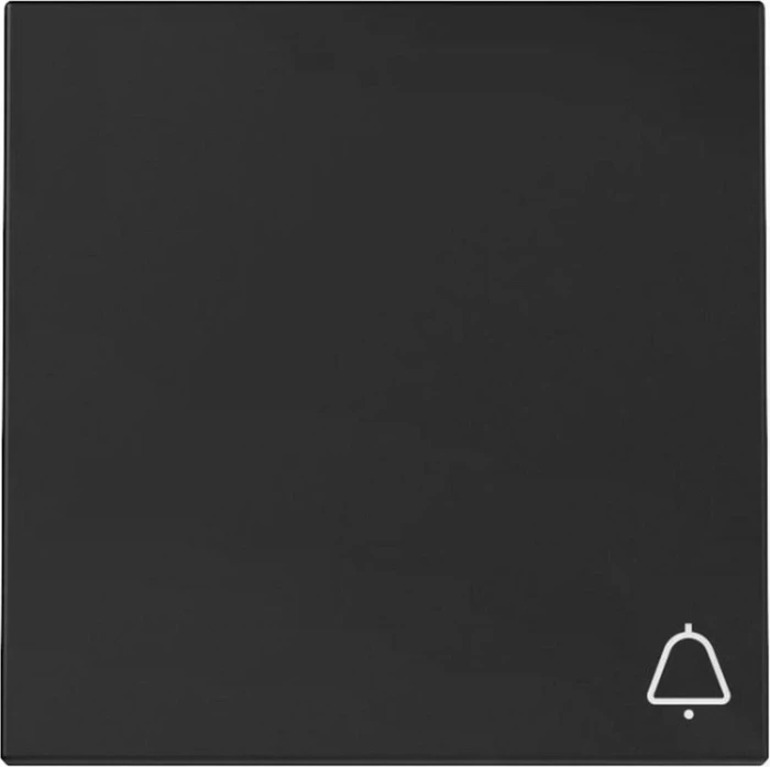 Gira Wippe mit Symbol Klingel, schwarz matt