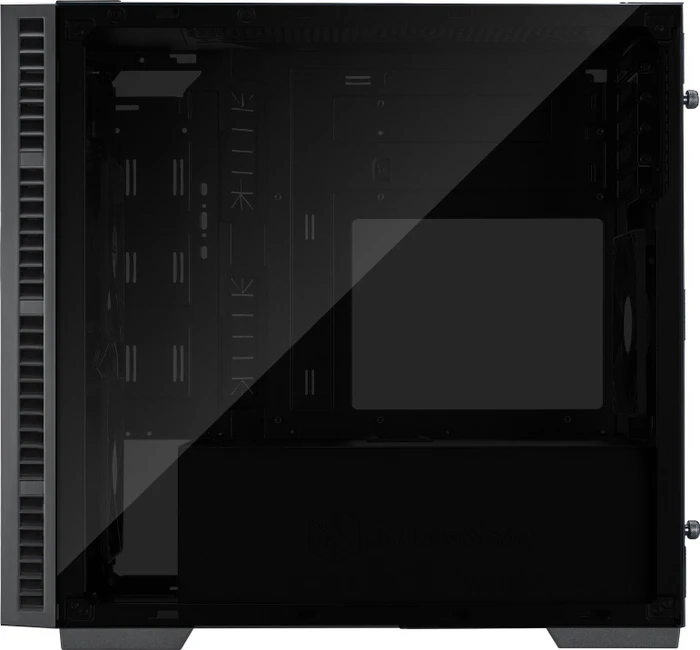 SilverStone Redline Series RL08, rot/schwarz, Glasfenster