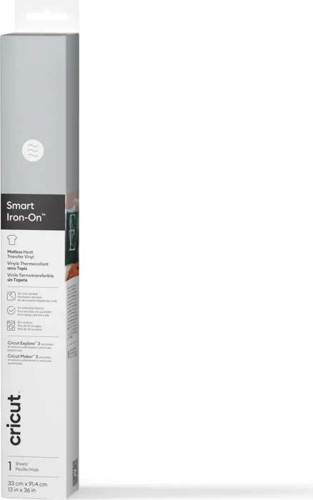 Cricut Smart Iron-On Bügelfolie silber, 33x91.4cm