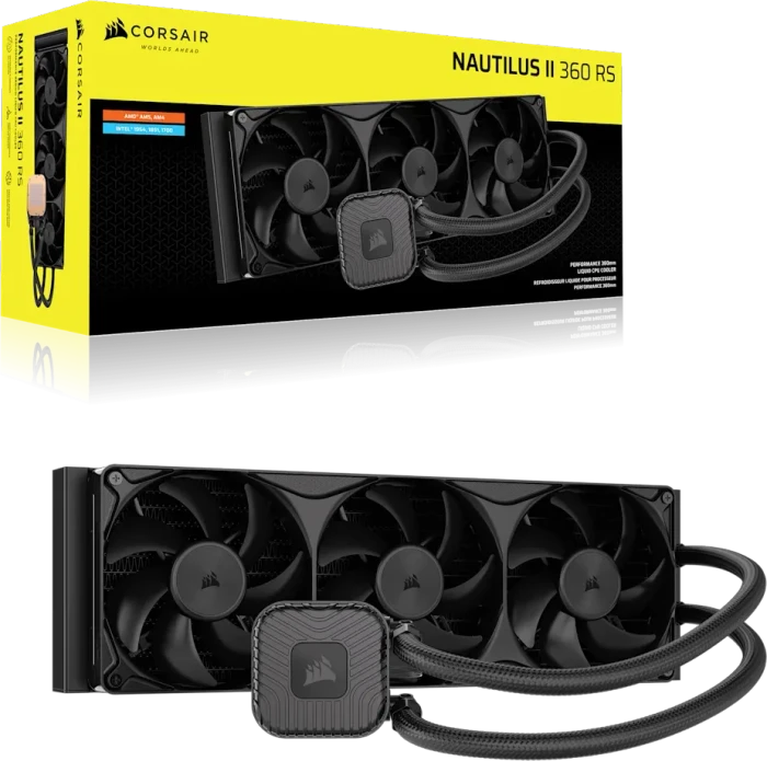 Corsair Nautilus II 360 RS, schwarz