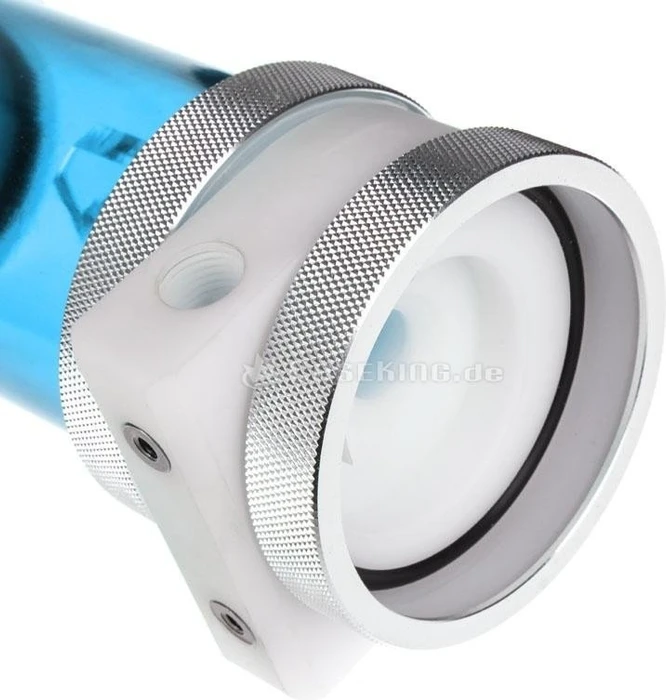 PrimoChill CTR Phase 2 120mm Laing D5, Acetal weiß, blau